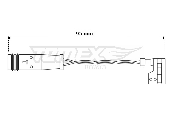 Výstražný kontakt, opotřebení obložení TOMEX Brakes